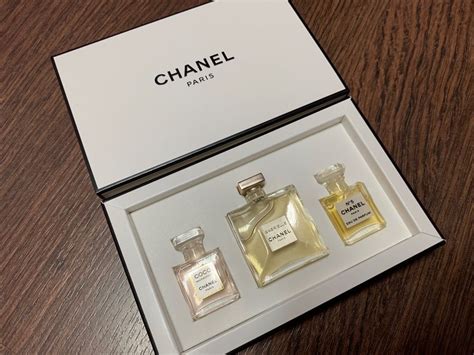 chanel gabrielle gift sets|Chanel miniature perfume gift set.